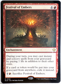Festival of Embers - MTG - Bloomburrow - Rare - NM - Image 1