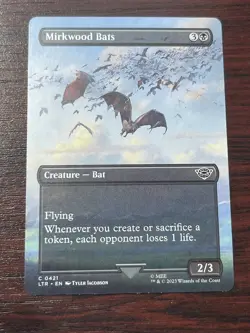 1x SHOWCASE MIRKWOOD BATS - Lord of the Rings - MTG - Magic the Gathering - Image 1