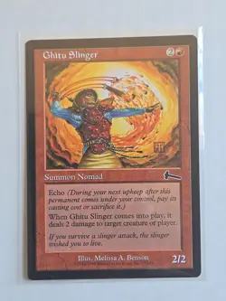Ghitu Slinger - Urza's Legacy - LP - MTG Magic - Common - Creature - Image 1