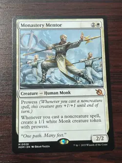 1x MONASTERY MENTOR - March of the MAchines - MTG - Magic the Gathering - Image 1