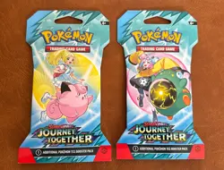 (2x) Pokemon TCG SV09 Scarlet & Violet - JOURNEY TOGETHER Sleeved Booster Pack - Image 1