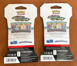 (2x) Pokemon TCG SV09 Scarlet & Violet - JOURNEY TOGETHER Sleeved Booster Pack - Image 2
