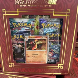 Pokemon TCG Charizard ex Super Premium Collection Box Sealed New - Image 2
