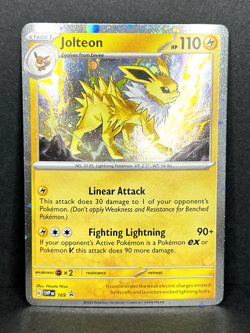 Jolteon SVP 169 Prismatic Evolutions Cosmo Holo Promo Pokemon TCG - NM - Image 1