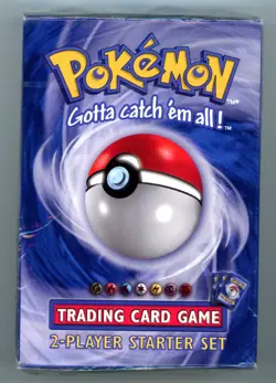 Pokemon Base Set Unlimited Sealed 2 Player Starter Deck WOTC 1999 - Image 1