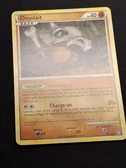 NEUVE SORTIE DE BOOSTER Osselait 60/102 HGSS Triomphe Carte Pokemon FR - Image 5
