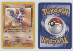 Gligar 1st Ed. Pokemon Neo Genesis #59 2000 15fy - Image 3