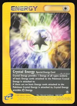 Pokemon TCG Aquapolis #146/147 Crystal Energy LP - Image 1