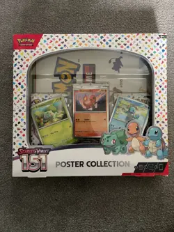 Pokemon TCG - 151 Poster Collection Box Pokemon TCG - New & Sealed - English - Image 1