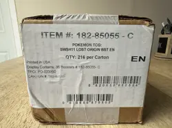 Lost Origin Pokemon Booster Box Case Sword and Shield Factory Sealed - Image 1