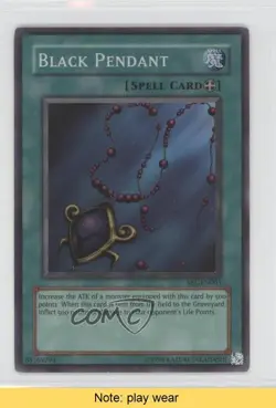 Black Pendant English Worldwide YuGiOh Spell Ruler #SRL-EN003 2002 READ 0j6 - Image 1