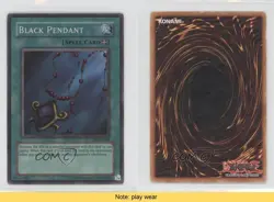 Black Pendant English Worldwide YuGiOh Spell Ruler #SRL-EN003 2002 READ 0j6 - Image 3