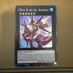 1X NM CXyz N.As.Ch. Knight - LED9-EN004 - Super Rare 1st Edition - YuGiOh - Image 1