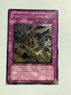 YuGiOh! Triggered Summon 1st Edition FOTB-EN046 Unlimited Rare Holo ~ Yu-Gi-Oh! - Image 1