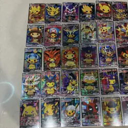 Pokemon Pikachu Cosplay Custom Art Set Of 55 Cards Holo Near Mint - Image 2