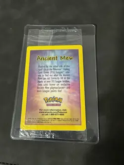 Sealed Ancient Mew Holofoil Promo Card Pokemon the Movie 2000 - Image 2