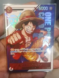 One Piece Card Game Monkey D Luffy ST21-014 Flagship Winner Prize Asia - Image 1