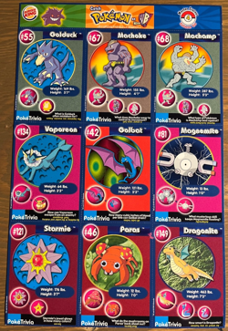 POKEMON MEW TWO STRIKES BACK BURGER KING CARD SHEET 1999 NM - Image 2