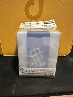 Gundam Card Game Official Card Case Set 01 deck box English Ver. - Image 1