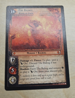 The Balrog - Flame Of Udun - 2R52 - Lord Of The Rings Trading Card Game - Image 1