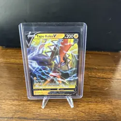 Tapu Koko V Ultra Rare Sword & Shield 072/202, NM Pokemon Card - Image 1