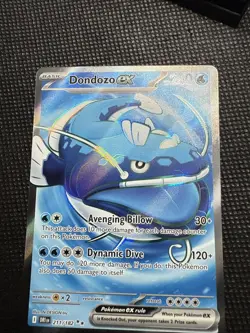 Pokemon Dondozo EX Destined Rivals Full Art Ultra Rare TCG Card 211/182 SV10 - Image 1