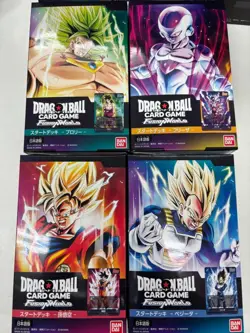 Dragon Ball Card Game Fusion World Start Deck SET of 4 FS01-04 Japanese #N687 - Image 1