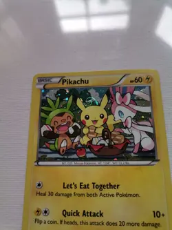 *SWIFL* HOLO Pikachu XY95 Black Star Promo HYPER RARE! TCG Card NM Large Swirl - Image 5