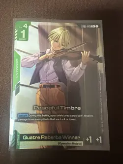 Bandai Gundam Card Game Peaceful Timbre C+ St02-13 Wing Alt Art Tcg - Image 1