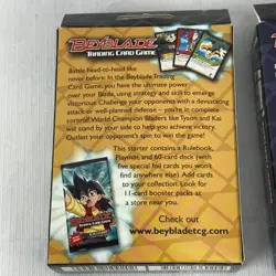 2003 Beyblade Trading Card Game Collision Starter Deck #1 And 2 Cards 5 Foil New - Image 5