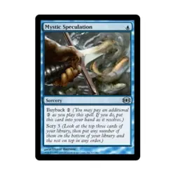 WOTC MtG Future Sight Mystic Speculation (U) EX - Image 1