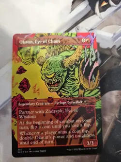 MTG | Okaun, Eye of Chaos (Borderless) [Secret Lair]✨FOIL✨ - Image 2