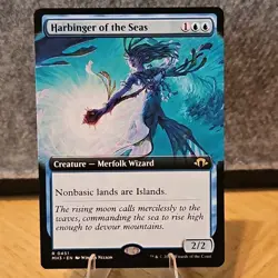 MTG Harbinger of the Seas Modern Horizons 3 Extended Art Rare #451 NM Fresh Pull - Image 1