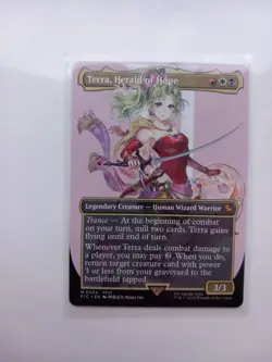 Terra, Herald of Hope (Borderless) ✅ Final Fantasy ✅ Magic (mtg) 0204 Non-foil - Image 1