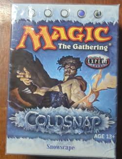 MTG Magic Snowscape Theme Deck Coldsnap Factory Sealed New - Image 1