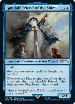 MTG Gandalf, Friend Of The Shire P 0001 Non Holo LOTR - Image 1