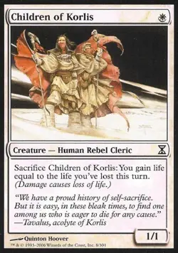 Children of Korlis - Light Play MTG Time Spiral - Image 1