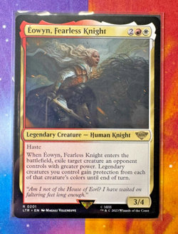Eowyn, Fearless Knight MTG LotR Legendary Creature Universes Beyond - Image 1