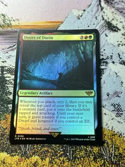 Magic The Gathering MTG DOORS OF DURIN FOIL Lord of the Rings NM - Image 1