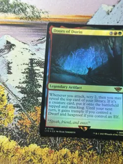 Magic The Gathering MTG DOORS OF DURIN FOIL Lord of the Rings NM - Image 5