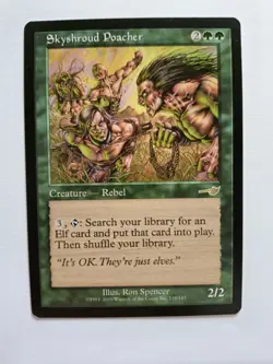 Skyshroud Poacher, superb NM/Mint condition Nemesis Magic the Gathering MTG - Image 1