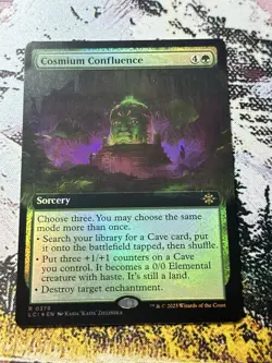 Cosmium Confluence (Extended Art) Foil The Lost Caverns of Ixalan MTG - Image 2