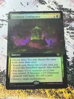 Cosmium Confluence (Extended Art) Foil The Lost Caverns of Ixalan MTG - Image 4