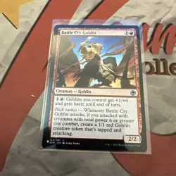 MTG Battle Cry Goblin The List Reprints Regular - Image 1