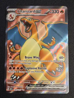Charizard ex 183/165 Scarlet & Violet 151 Ultra Rare Full Art Pokemon TCG NM - Image 2