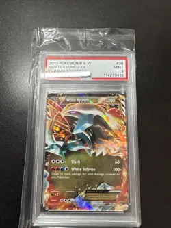 Pokemon PSA 10 White Kyurem EX Plasma Storm 96 Psa 9 - Image 1