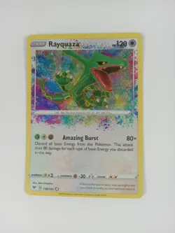 Rayquaza 138/185 Amazing Rare Pokemon TCG Celebi 009/185 Reshiram 017/072 NM - Image 3