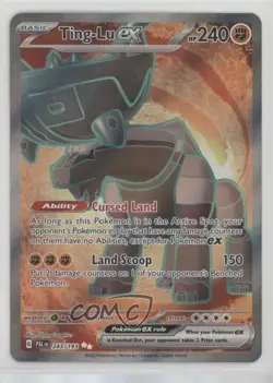 Ting-Lu ex Ultra Rare Pokemon SV02: Paldea Evolved #243 1kb2 - Image 1