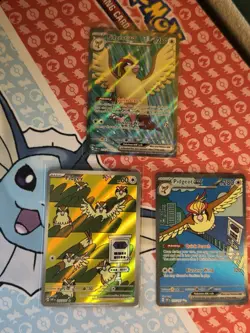 Pokemon TCG: Scarlet & Violet- Obsidian Flames Full Art-Pidgey & Pidgeot EX Set - Image 1