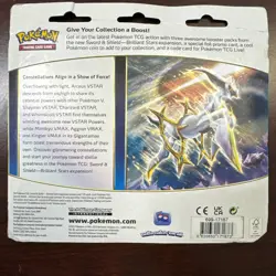 Pokemon TCG: Sword & Shield Brilliant Stars 3 Pack Blister - Glaceon Promo - Image 2